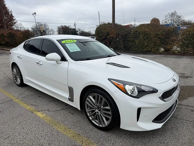 White 2018 Kia Stinger 4d Sedan RWD for sale in Frankfort, KY