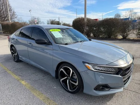 Gray 2022 Honda Accord Sedan Sport 1.5T CVT for sale in Frankfort, KY