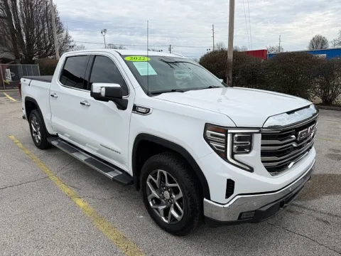 White 2022 GMC Sierra 1500 Crew Cab 147" SLT for sale in Frankfort, KY