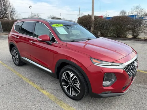 Red 2019 Hyundai Santa Fe 4d SUV AWD Limited 2.0T for sale in Frankfort, KY