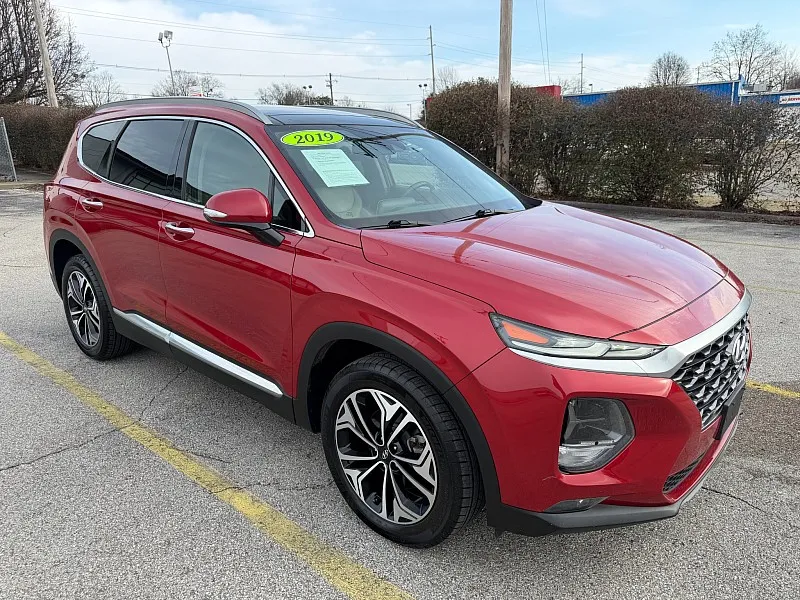 Red 2019 Hyundai Santa Fe 4d SUV AWD Limited 2.0T for sale in Frankfort, KY