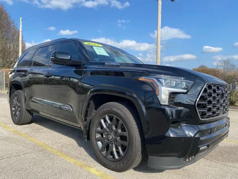 Black 2025 Toyota Sequoia Platinum 4WD for sale in Frankfort, KY