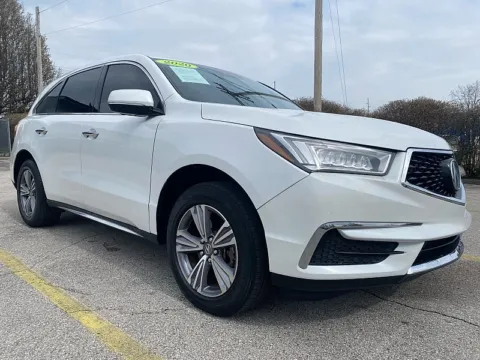 White 2020 Acura MDX 4d SUV FWD for sale in Frankfort, KY