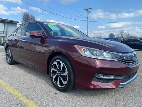 Red 2017 Honda Accord Sedan 4d EX-L for sale in Frankfort, KY