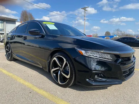 Black 2022 Honda Accord Sedan Sport 1.5T CVT for sale in Frankfort, KY