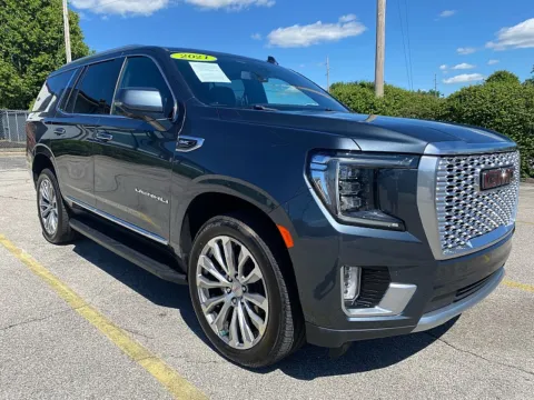 Gray 2021 GMC Yukon 4WD 4dr Denali for sale in Frankfort, KY