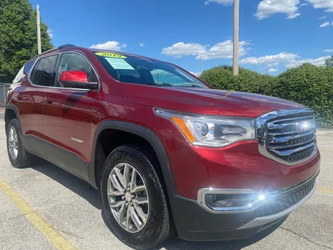 Red 2019 GMC Acadia 4d SUV AWD SLE-2 I4 for sale in Frankfort, KY