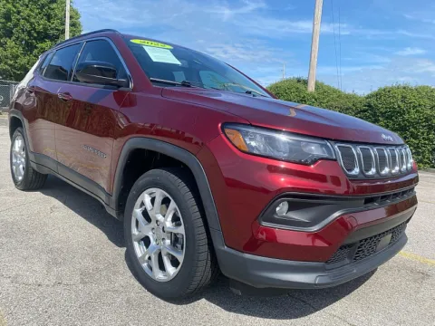 Red 2022 Jeep Compass Latitude Lux 4x4 for sale in Frankfort, KY
