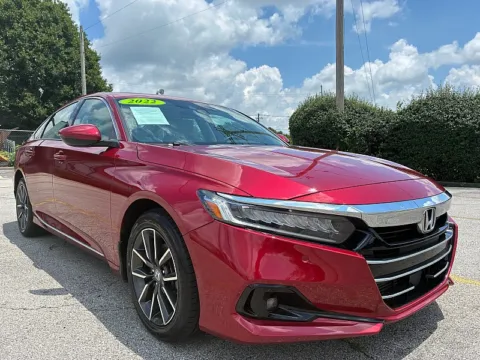Red 2022 Honda Accord Sedan EX-L 1.5T CVT for sale in Frankfort, KY