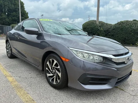 Gray 2018 Honda Civic Coupe 2d LX-P for sale in Frankfort, KY