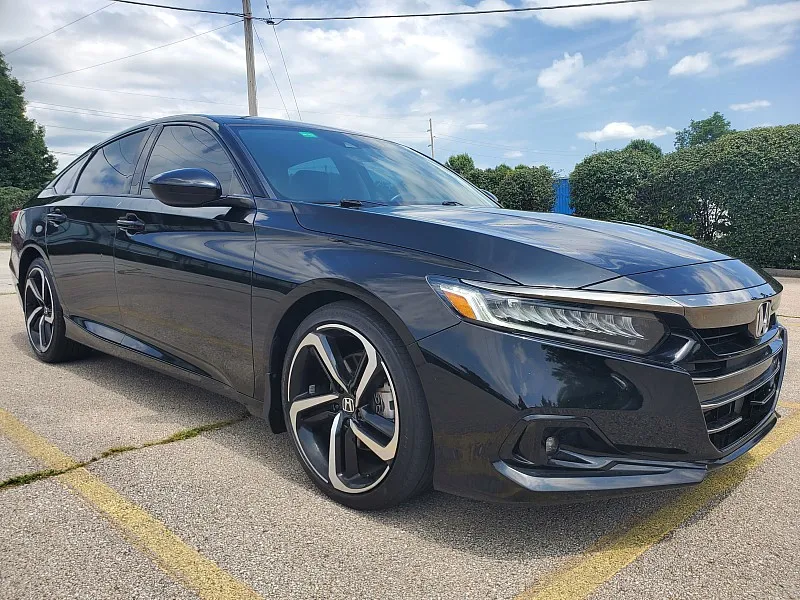 Black 2021 Honda Accord Sedan Sport SE 1.5T CVT for sale in Frankfort, KY