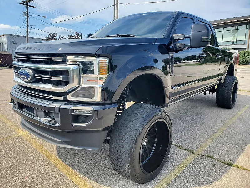 Black 2021 Ford Super Duty F-250 Platinum Crew Cab SRW 6.75' Box for sale in Frankfort, KY