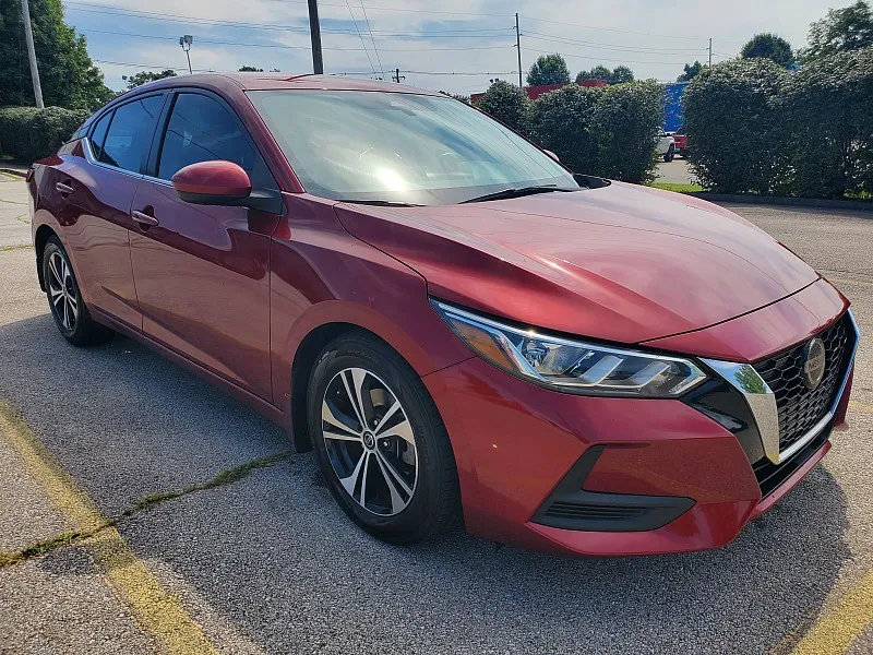 Red 2021 Nissan Sentra SV CVT for sale in Frankfort, KY