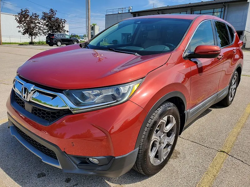 Red 2017 Honda CR-V 4d SUV FWD EX-L for sale in Frankfort, KY