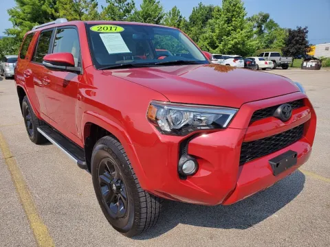 Red 2017 Toyota 4Runner 4d SUV 4WD SR5 Premium for sale in Frankfort, KY
