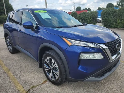 Blue 2021 Nissan Rogue FWD SV for sale in Frankfort, KY