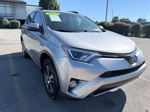 Silver 2017 Toyota RAV4 4d SUV FWD XLE for sale in Frankfort, KY