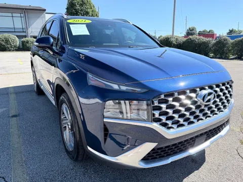 Blue 2021 Hyundai Santa Fe SEL FWD for sale in Frankfort, KY