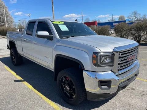 Silver 2015 GMC Sierra 2500 Double Cab SLE for sale in Frankfort, KY