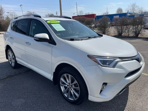White 2017 Toyota RAV4 4d SUV AWD Limited for sale in Frankfort, KY