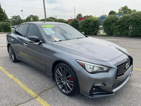 Gray 2021 INFINITI Q50 RED SPORT 400 AWD for sale in Frankfort, KY