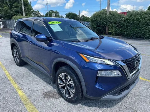 Blue 2021 Nissan Rogue FWD SV for sale in Frankfort, KY