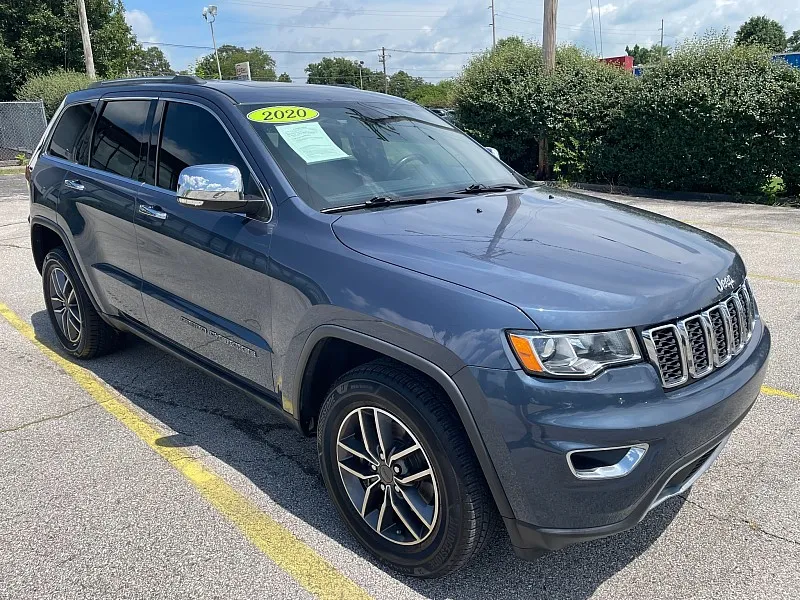 Blue 2020 Jeep Grand Cherokee 4d SUV 4WD Limited V6 for sale in Frankfort, KY