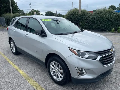 Silver 2018 Chevrolet Equinox 4d SUV FWD LS for sale in Frankfort, KY