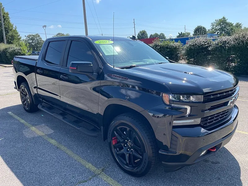 Black 2021 Chevrolet Silverado 1500 Crew Cab 147" RST for sale in Frankfort, KY