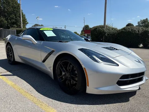 Silver 2017 Chevrolet Corvette 2d Coupe Stingray w/3LT for sale in Frankfort, KY