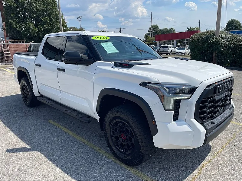 White 2023 Toyota Tundra Hybrid TRD Pro CrewMax 5.5ft Bed for sale in Frankfort, KY