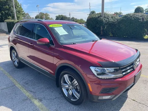 Red 2020 Volkswagen Tiguan 4d SUV SEL for sale in Frankfort, KY