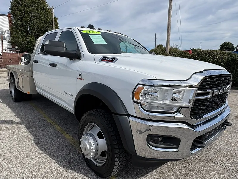 White 2022 Ram 5500 Cab-Chassis Tradesman Crew Cab 60" CA 173.4" WB for sale in Frankfort, KY