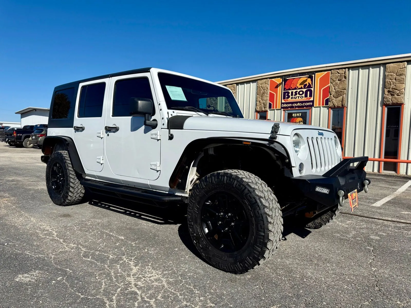 White 2015 Jeep Wrangler Unlimited Willys for sale in Abilene, TX