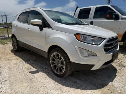 White 2018 Ford EcoSport Titanium for sale in Abilene, TX