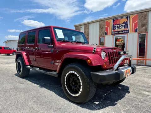 Red 2012 Jeep Wrangler Unlimited Sahara for sale in Abilene, TX