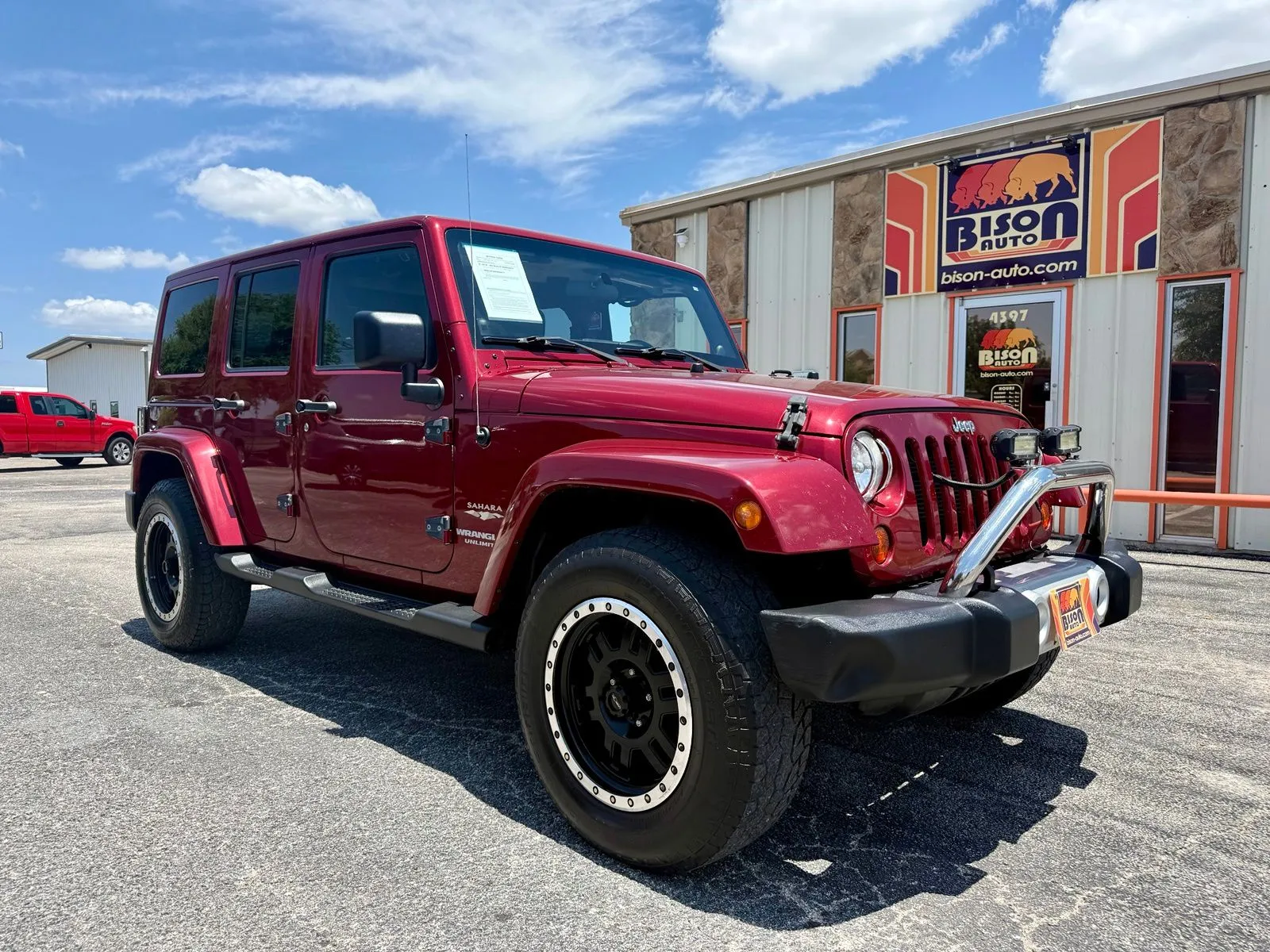 Red 2012 Jeep Wrangler Unlimited Sahara for sale in Abilene, TX