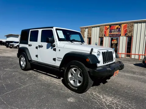White 2016 Jeep Wrangler Unlimited Sport for sale in Abilene, TX