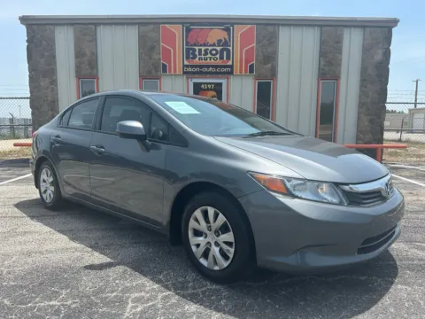 Gray 2012 Honda Civic LX for sale in Abilene, TX
