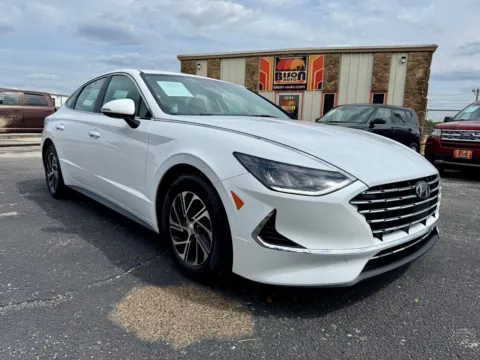 White 2023 Hyundai Sonata Hybrid Blue for sale in Abilene, TX