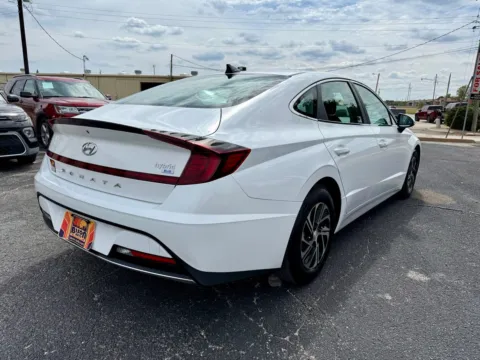 Another view of 2023 Hyundai Sonata Hybrid Blue for sale in Abilene, TX at BISON AUTO