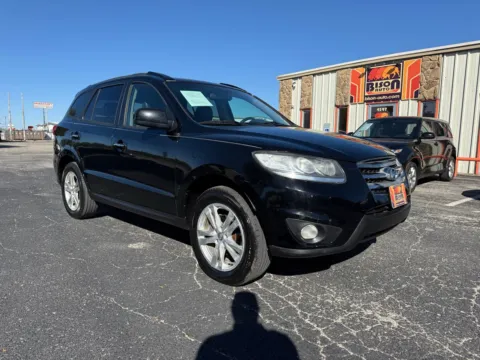 Black 2012 Hyundai Santa Fe Limited for sale in Abilene, TX