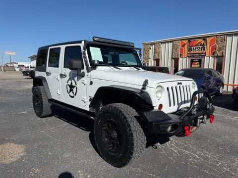 White 2012 Jeep Wrangler Unlimited Sport for sale in Abilene, TX