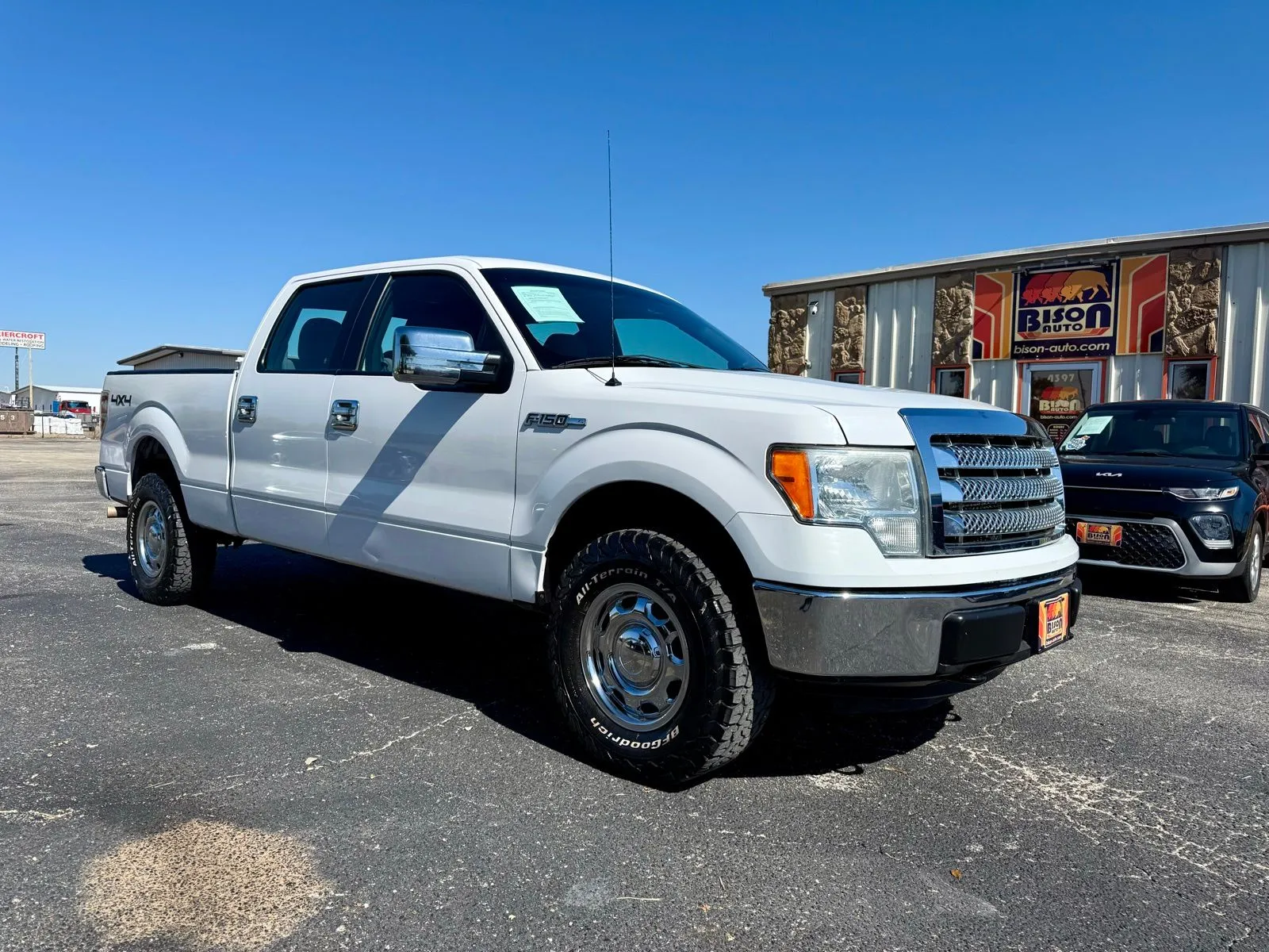 White 2014 Ford F-150 XL Crew Cab 4X4 for sale in Abilene, TX
