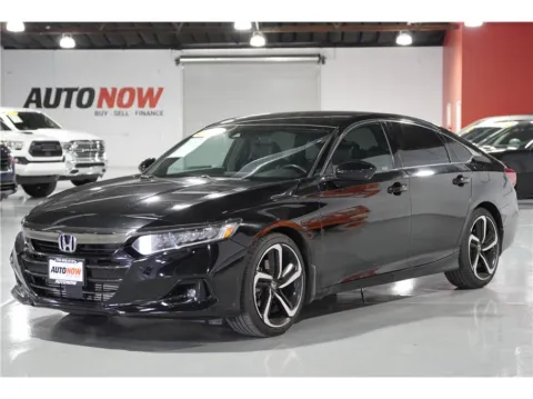 Black 2022 Honda Accord Sport Sedan 4D for sale in Indio, CA