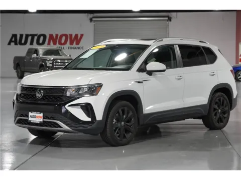 White 2023 Volkswagen Taos SE Sport Utility 4D for sale in Indio, CA