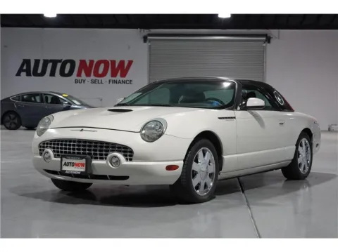 White 2002 Ford Thunderbird Convertible 2D for sale in Indio, CA