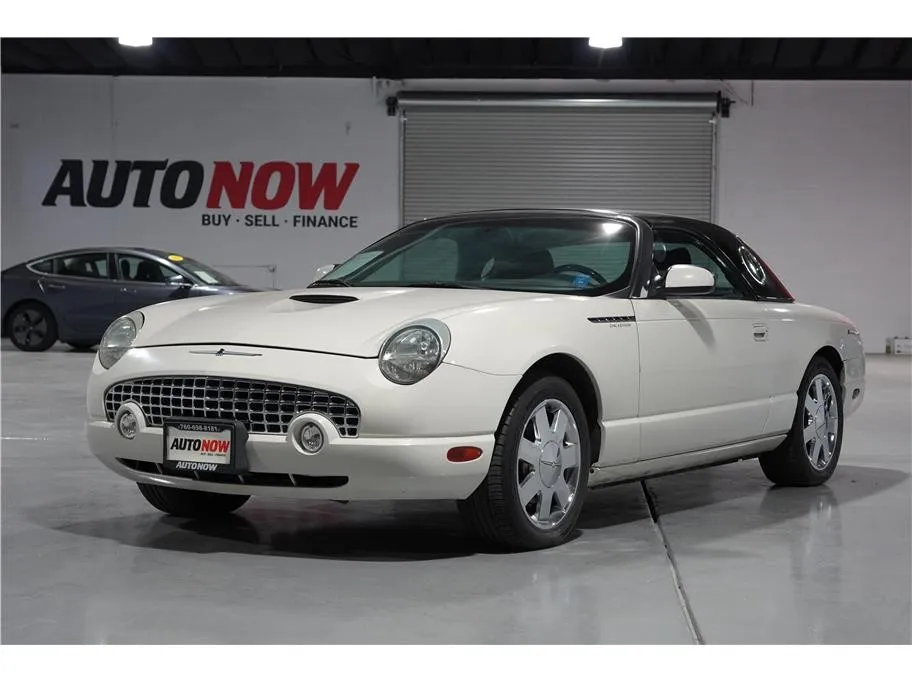 White 2002 Ford Thunderbird Convertible 2D for sale in Indio, CA