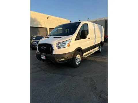 White 2021 Ford Transit 250 Cargo Van Low Roof w/RWB Van 3D for sale in Indio, CA