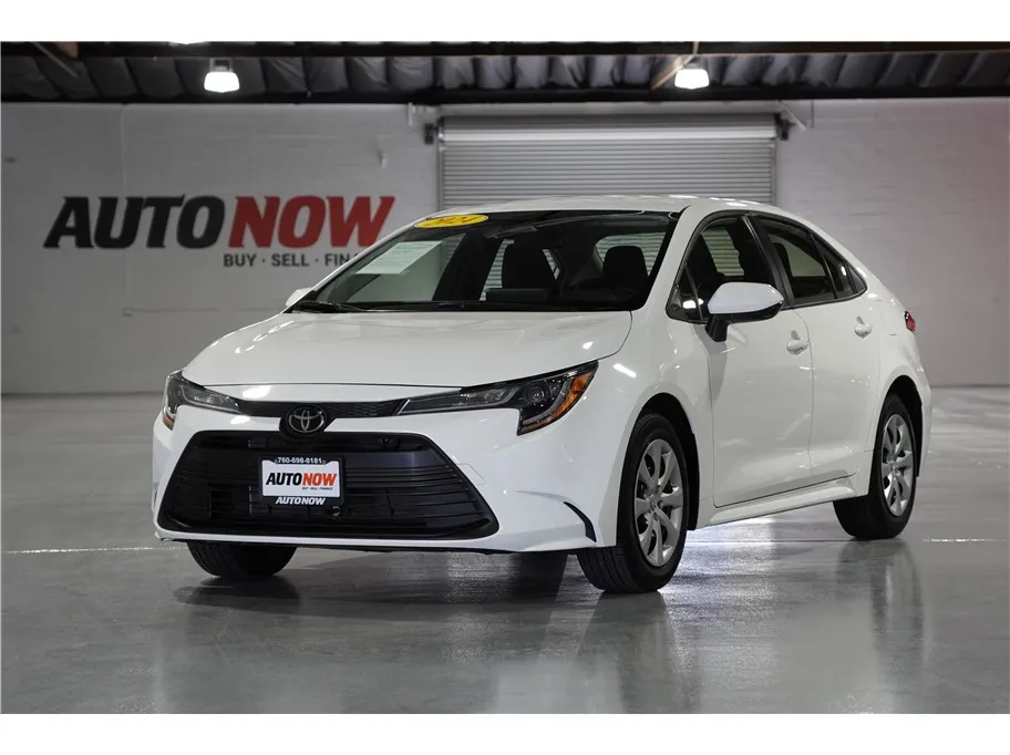 White 2024 Toyota Corolla LE Sedan 4D for sale in Indio, CA